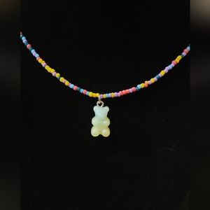 Gummy bear beaded necklace